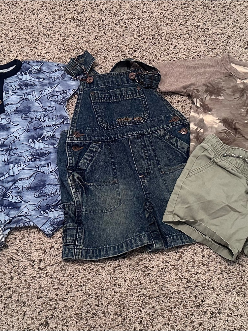 Denim Overall Dress - Dark Blue Kids Overalls- See Description